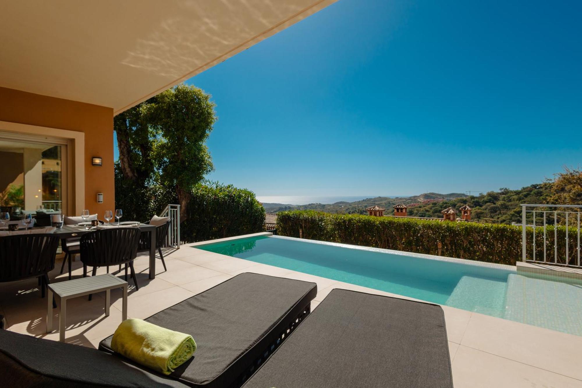 Ferienwohnung Private Heatable Infinity Pool With Sea Views In La Mairena, Marbella Sitio de Calahonda Exterior foto